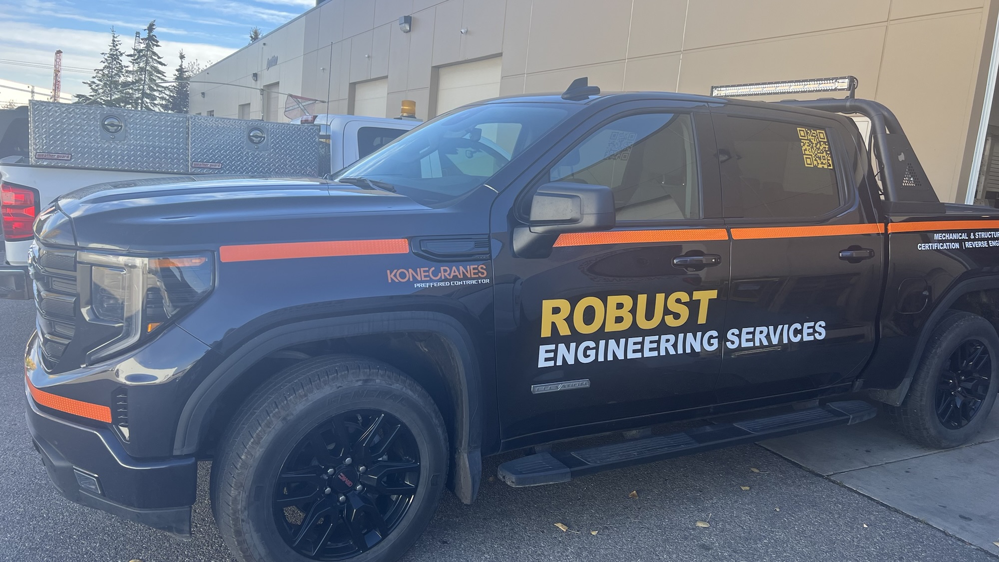 Why Our Work Truck Has a Light Bar | Robust Engineering