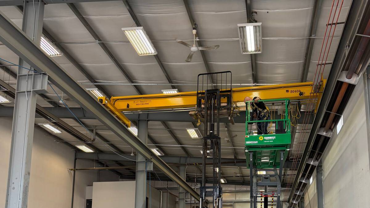 5-Ton Overhead Crane Removal for Brandt in Lethbridge
